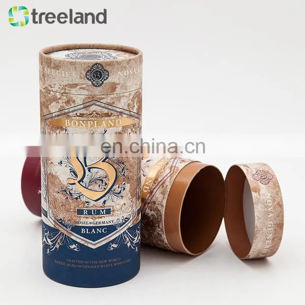 Design Your Own Free Sample Kraft Paper Tube Packaging , Eco-friendly Round Carton Cardboard Box Paper Tube photo-5