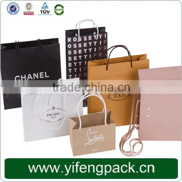Fashion Custom Paper Shopping Bag/kraft Recycled Shopping Bag/wholesale Paper Shopping Bag With Logo photo-6