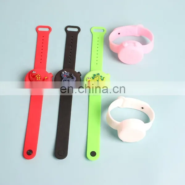 2020 Cartoon Silicone Hand Sanitizer Band Alcohol Gel Silicone Hand Sanitizer Bracelet photo-2