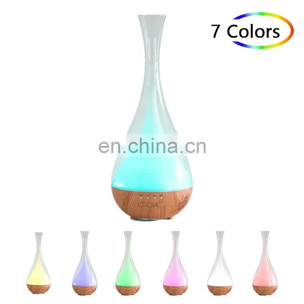 Wood Shape Floor Standing 7 Colors Aroma Diffuser Air Humidifier Essential Oil Diffuser photo-2