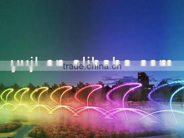 Dancing Fountain Built in Lake