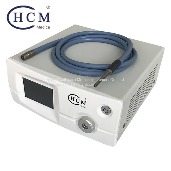 HCM MEDICA 120W Nasopharyngoscope Fallopian Tube Medical Endoscope Camera Image System LED Cold Laparoscope Light Source