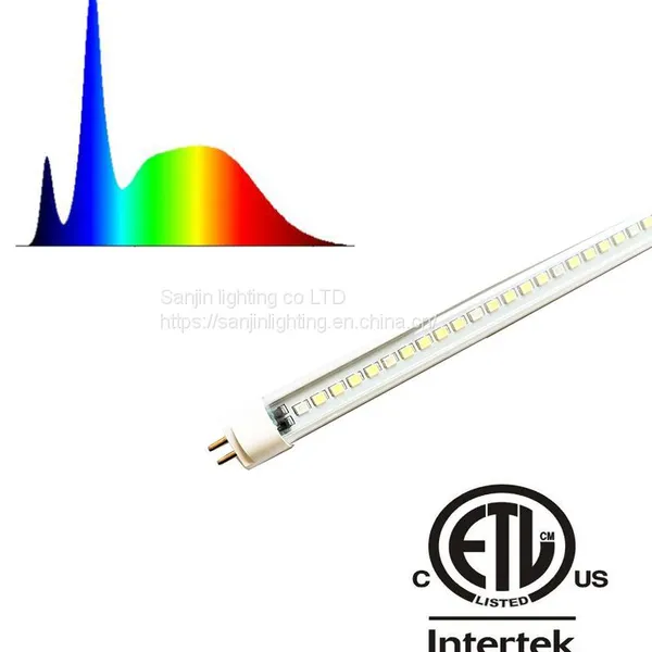 4FT 41W VEG+ UV T5 HO LED grow bulb replace 54W fluorescent bulb directly can't by pass electronic ballast