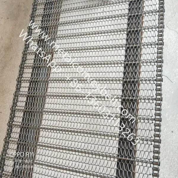 304 316 Stainless Steel Wire Mesh Chain Link Conveyor Belt Balanced Weave Wire Mesh Belts photo-5