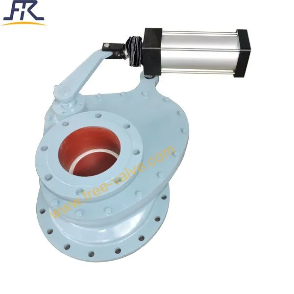 Pneumatic Ceramic Rotary Gate Valve FRZ643TC 8-14 Inch