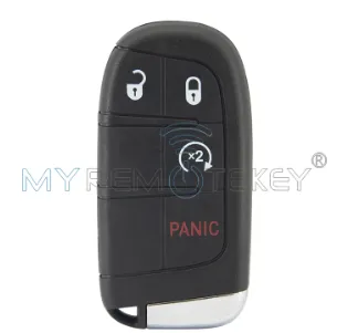 FCC M3N-40821302 Smart key 4 button 434mhz 4A chip for Jeep Compass 2017-2022 PN 68250337AB