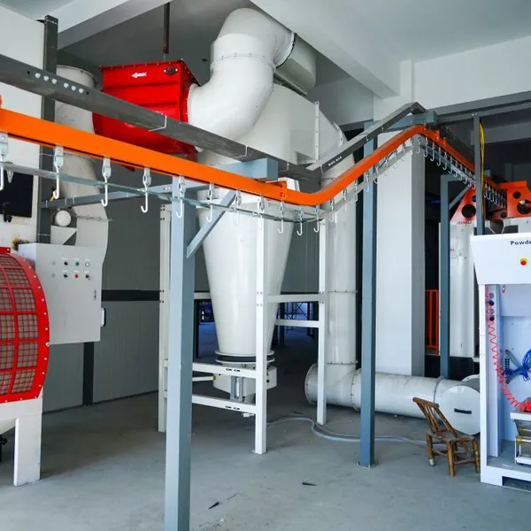 Auto Parts Powder Coating Line Manufacturer With Spray Booth & Production Systems