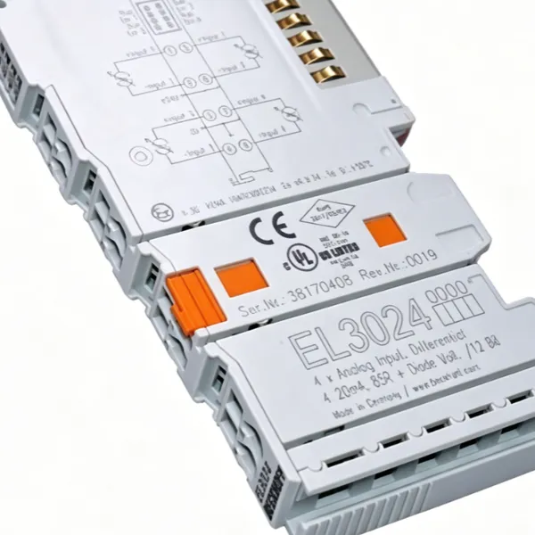 BECKHOFF EL3024 EtherCAT 4 Channel Analog Input Module 4-20mA Current Input Differential Industrial Automation IO Terminal PLC Module photo-2