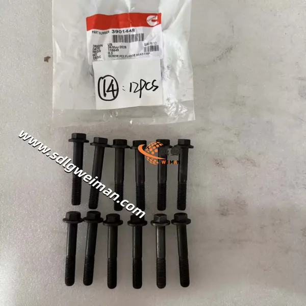 Hex Fange Head Screw 3901448 for Cummins engine parts