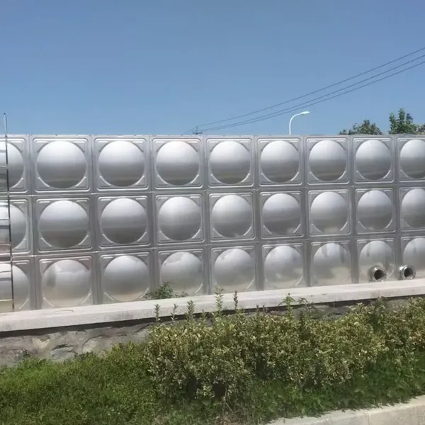 High Performance SS304 Stainless Steel Sectional Water Tank for Food Processing Water Storage
