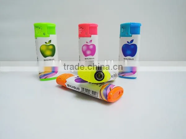 Cigar Wrap Paper Electronic Butane Refillable Lighter With Windproof photo-2