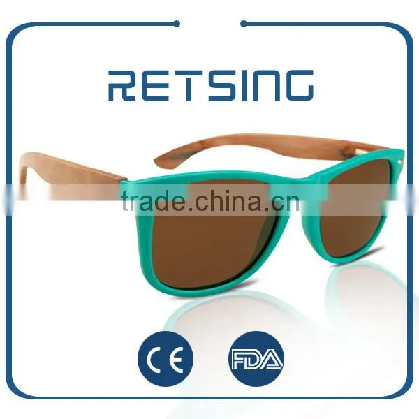 2016 Made In China Sunglasses With Logo Lens Sun Glasses Wood photo-4