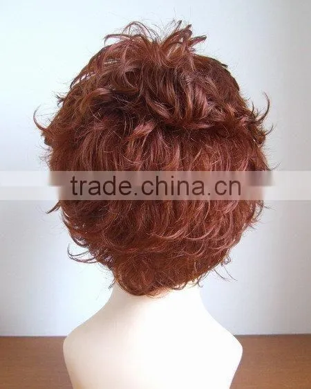 Unproceesed Brazilian Human Hair Full Lace Wig Curly Full Cuticle Human Hair Wig photo-3