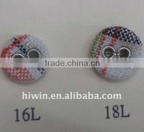 Eyelet Covered Button