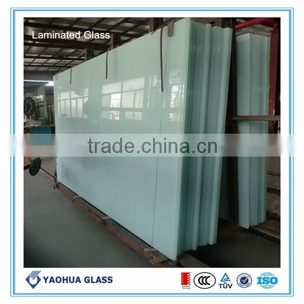 Translucent Laminated Glass, Tempered Laminated Glass With Edge Polish photo-4