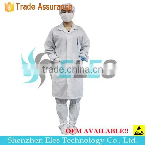 Cleanroom Use Antistatic Polyester Overcoat With High Quality photo-5