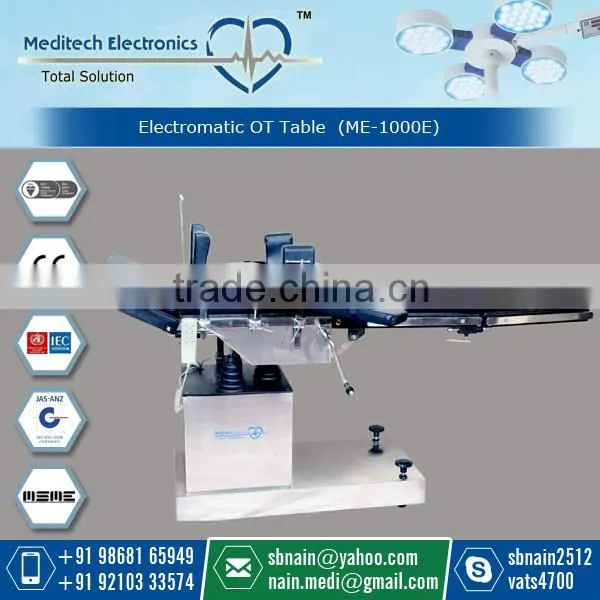 Electronic Hydraulic Operation Table C Arm Compatible Fully Remote photo-4