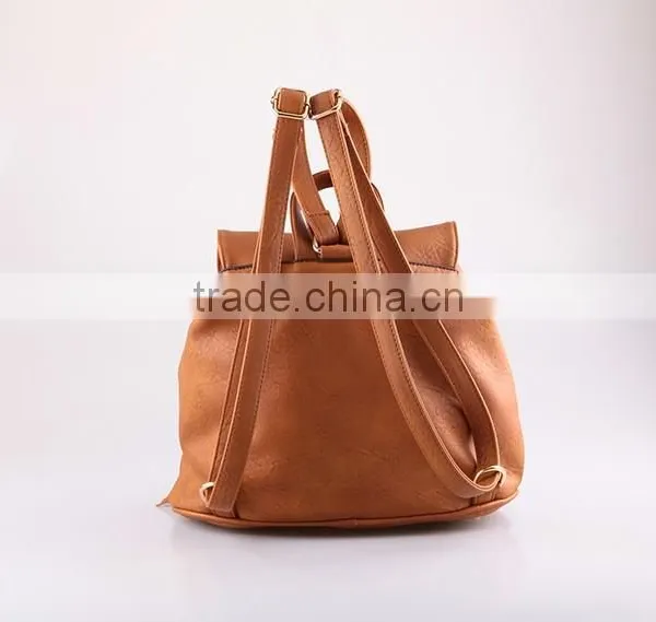 4762 Bohemia Style Tassels Featured Brown PU Material High Quality Women Backpack Quality Choice photo-4