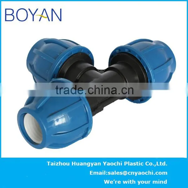 BOYAN PP Compression Quick Pipe Fittings for Irrigation Reducing Tee photo-6