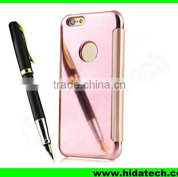 Hot Selling Smart Visible Flip Leather Phone Case for IPhone6 6s Leather Pouch photo-6