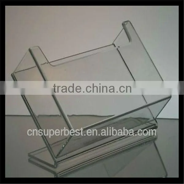 Clear one pocket acrylic file case