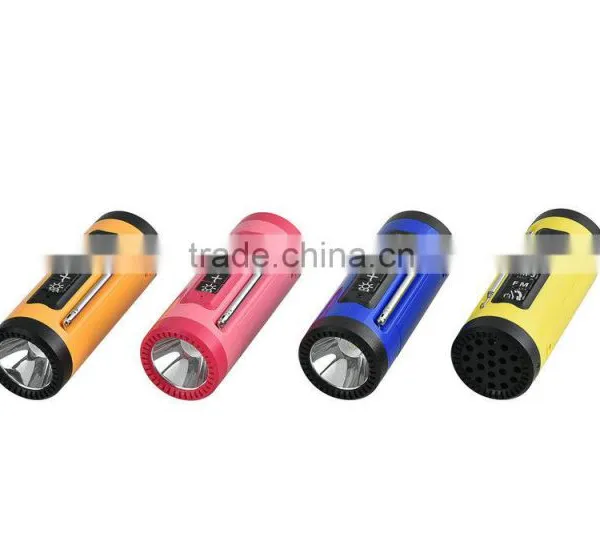 3 in 1 Power Bank Speaker With Functions of Stereo Sound Speaker, FM Radio and LED Flashlight photo-2