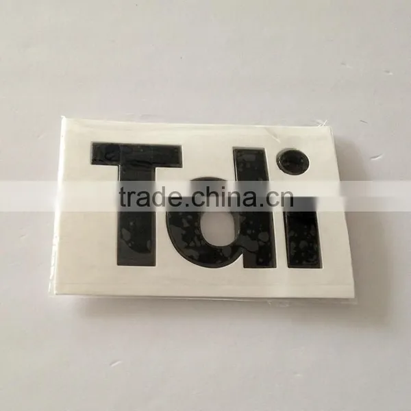 High Quality 3D Self-adhesive ABS Plastic Chrome Letterings for Cars photo-2