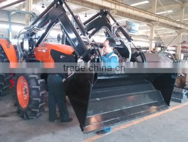 4WD 95 hp 954 Tractor Backhoe Loader With FEL 4 in 1 Bucket photo-2