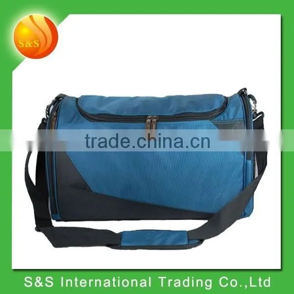 New Round Design Sling Sports Wholesale Gym Bag With Shoes Compartment