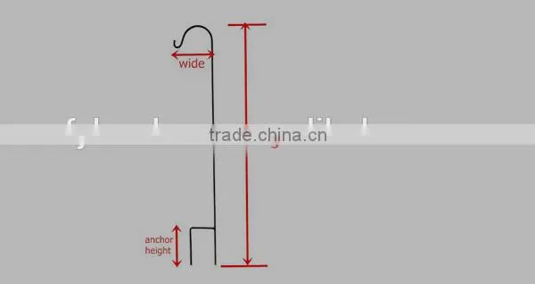 Metal Garden Shepherd Hooks With Low Price photo-5