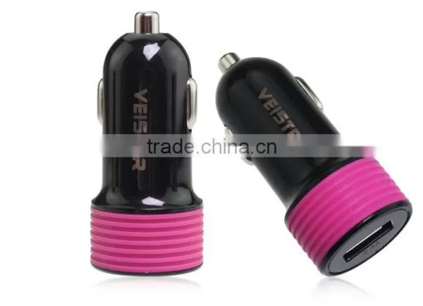 Factory Supply Fastest Car Charger 2.4a Silicon Car Charger for Mobile photo-2