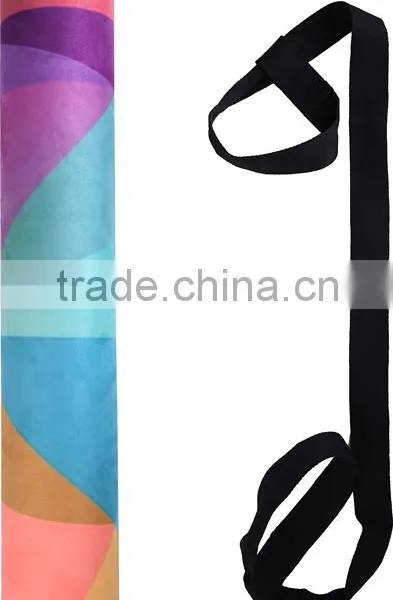 The Fushion Yoga Mat Luxury Microfiber Top Natural Rubber Base Multi Functional photo-4