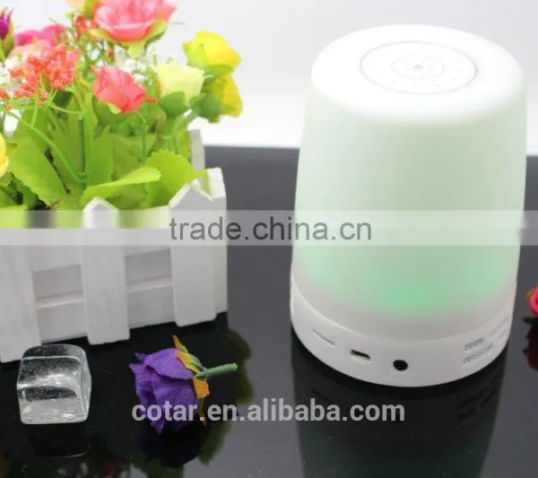 AJ99 Table Lamp Bluetooth Speaker With LED Light MIC Handsfree Functions photo-2