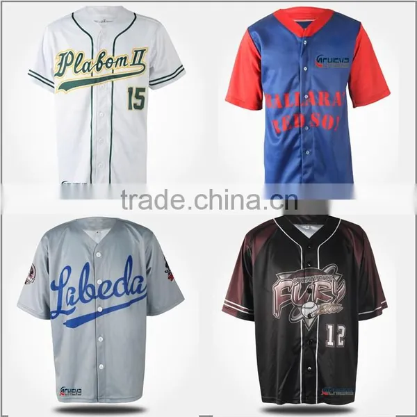 Custom Sublimated Men Baseball Uniforms photo-4