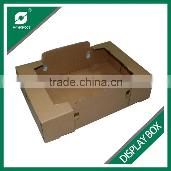PLAIN DISPLAY BOXES CORRUGATED PACKING DISPLAY BOXES FOR FRUIT CARDBOARD PAPER RETAIL DISPLAY BOXES FOR VEGETABLES