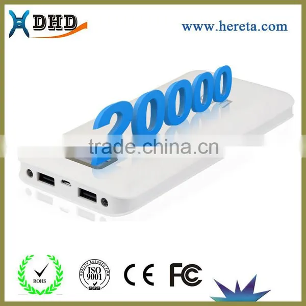High Capacity Dual Usb Battery Power Bank Charger photo-3