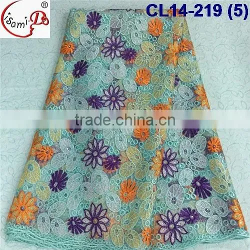 CL14-219 Elegant Embroidery French Lace,tulle Lace Fabric African French Net Lace Fabric photo-3