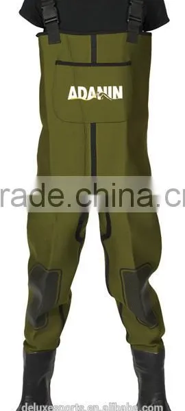 Sleeveless Customed 4.5mm SBR Neoprene Fishing Chest Wader