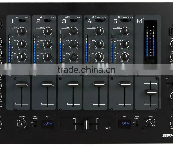 Professional audio dj mixer