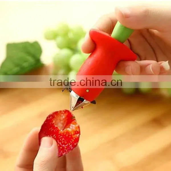 Good Quality Strawberry Tomato Slicer Multifunction Fruit Stainless New Slicer Fruit Strawberry Huller photo-5