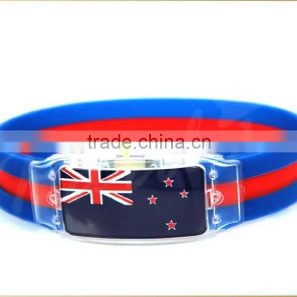 Flashing Flag Bracelets Silicone Bracelets Led Bracelets photo-2