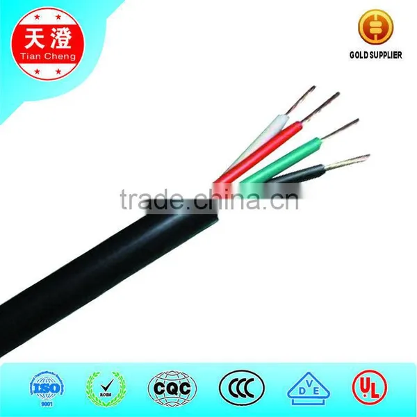 4cores 500V Heat Resisting Silicone Cables Heating Cables