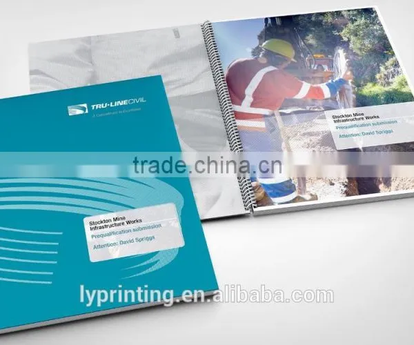 Sprial Book Binding Commercial Catalogue Printing photo-2