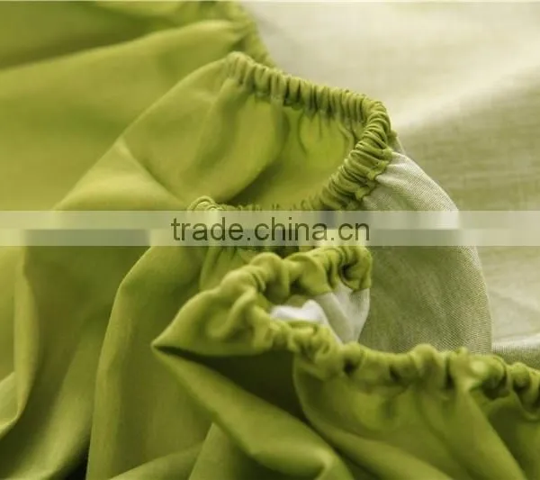 100% Cotton Fitted Sheet Green photo-3