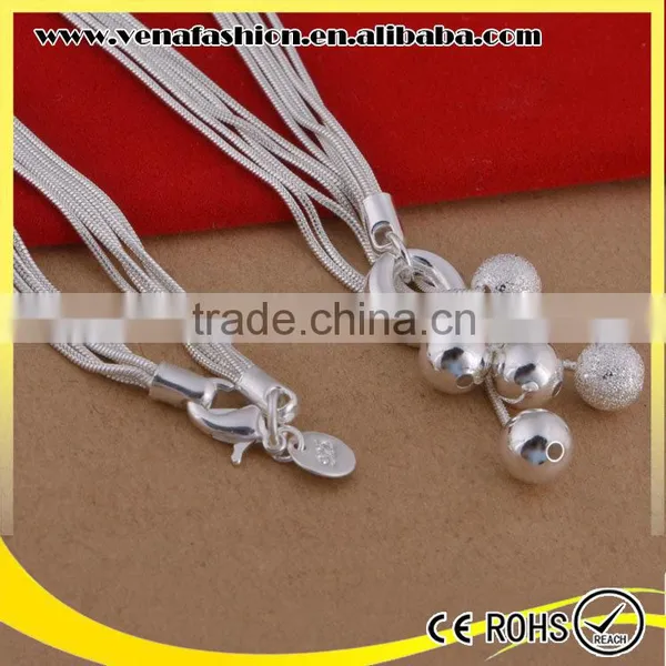 Beautiful Plated China Wholesale 925 Silver Jewelry Set photo-4