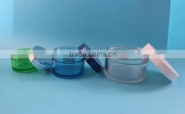 50g 50ml Empty Clear Thick PET Plastic Cream Jar Container With White Screw Cap photo-5