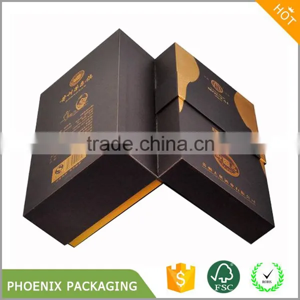 Luxury Printed Wine Box Gift Box Packaging photo-3