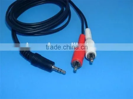 Audio Stereo Cable 3.5mm Stereo plug to 2 RCA male