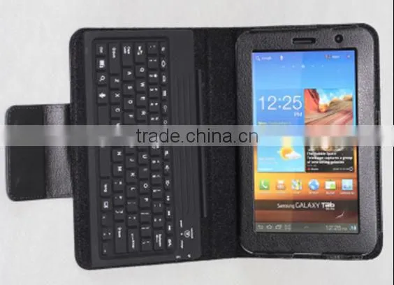 PU Wireless Bluetooth Keyboard for Galaxy Tab 10.1 Keyboard for Samsung7500,p5100 ,p5110