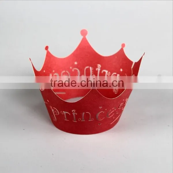 Princess Crowm Shape Cupcake Wrappers photo-2